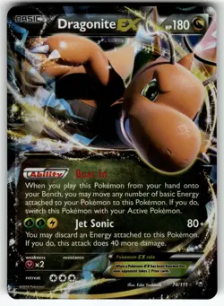 Dragonite EX 74/111 XY - Furious Fists NM Pokemon Card TCG - Image 1