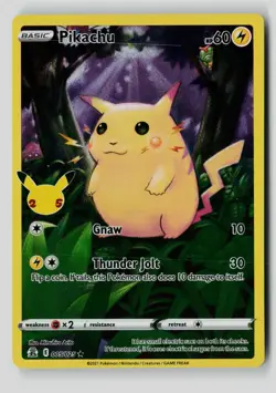 Pokemon TCG Celebrations Pikachu Full Art 005/025 - Image 1
