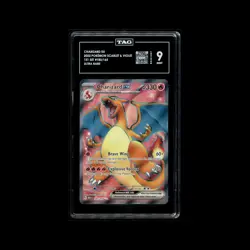 TAG 9 Pokemon Charizard ex Ultra Rare Holo Sv: Scarlet & Violet 151 183/165 - Image 1