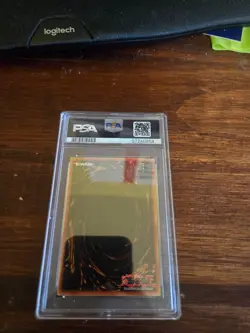 Yugioh Legend of Blue Eyes (LOB) 1st Edition Silver Bow and Arrow PSA 10 - Image 2