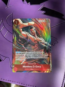 Monkey D. Garp (Alt Art) OP13-016 R Carrying on His Will - ONE PIECE TCG English - Image 1