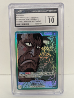 2022 One Piece Kin'emon Japanese Paramount War Leader Alternate Art CGC 10 - Image 1