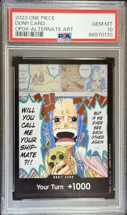 2023 One Piece Kingdoms of Intrigue Don!! Card Alternate Art PSA 10 Gem Mint - Image 1