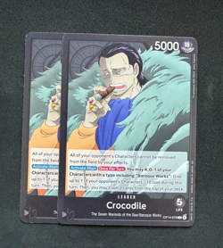 One Piece Crocodile Common Leader OP14 (x2) - The Azure Sea's Seven Warlords - Image 1