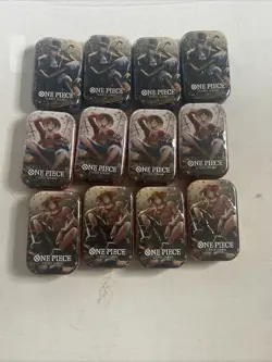 (LOT OF 12) One Piece CCG Card Game 2-Pack Mini Tin Set Vol 2 Bandai NEW SEALED! - Image 3