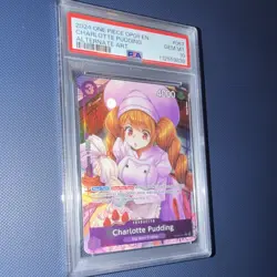 ONE PIECE Charlotte Pudding (Alt Art) OP08-067 Two Legends Rare Foil EN PSA 10 - Image 3