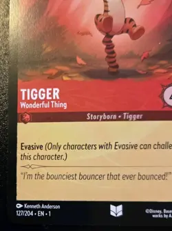 Tigger - Wonderful Thing 127/204 Uncommon The First Chapter Disney Lorcana TCG - Image 4