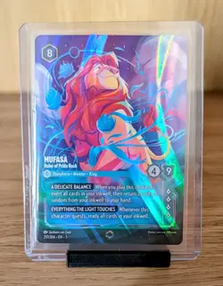 Disney Lorcana Chapter 5 Shimmering Skies Enchanted Mufasa Ruler of Pride Rock - Image 1