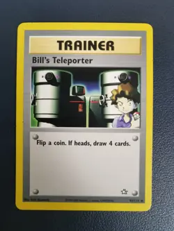 Pokemon Card Trainer Bill's Teleporter 91/111 Neo Genesis Uncommon WOTC - Image 1
