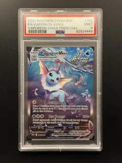 Vaporeon VMAX SWSH182 SWSH: Sword & Shield Promo Cards Holo - PSA 9 Mint - Image 1