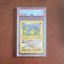 Pokemon TCG Onix Base Set Shadowless 56/102 PSA 6 Graded Card English 1999 - Image 1