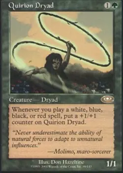 MTG magic cards 1x Quirion Dryad Planeshift Light Play, English - Image 1