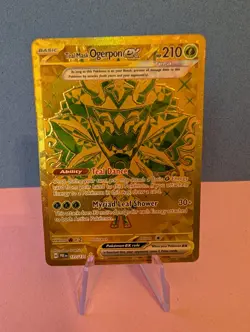 Teal Mask Ogerpon ex 221 2024 Pokemon Twilight Masquerade Hyper Rare Card NM+ - Image 1