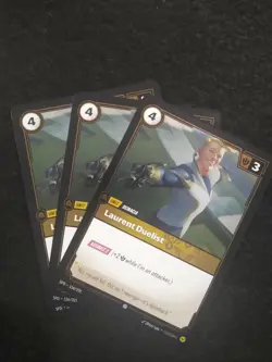 3X - LAURENT DUELIST 156/221 RIFTBOUND - SPIRITFORGED FOIL ENGLISH CARD - Image 1