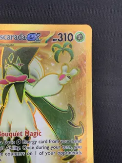 Pokemon TCG Card Meowscarada ex 271/193 Paldea Evolved Gold Hyper Rare - LP - Image 3