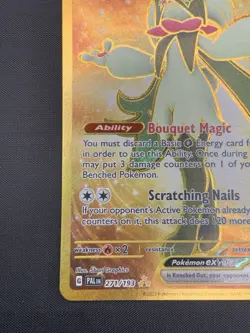Pokemon TCG Card Meowscarada ex 271/193 Paldea Evolved Gold Hyper Rare - LP - Image 4
