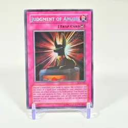 Yu-Gi-Oh Card DCR-105 JUDGEMENT OF ANUBIS (secret rare holo) Lightly Played - Image 1