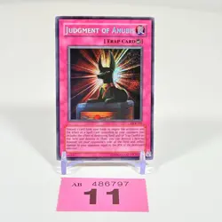Yu-Gi-Oh Card DCR-105 JUDGEMENT OF ANUBIS (secret rare holo) Lightly Played - Image 3