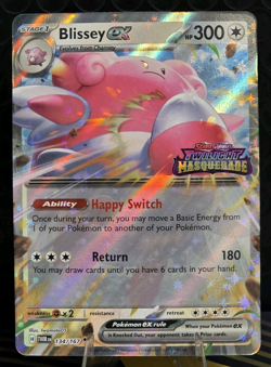 Blissey ex (Twilight Masquerade Stamped) 134/167 Miscellaneous Cards & Products - Image 1