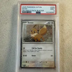 Eevee - 200 (Cosmos Holo) SVP200 Sv: Scarlet & Violet Promo Cards Holo PSA 9 - Image 1