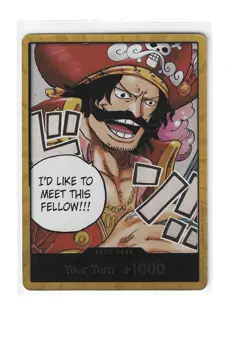 DON!! Card (Gol.D.Roger) (Gold) Carrying On His Will Foil - Image 1