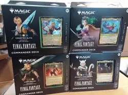 Magic: The Gathering - Final Fantasy Commander Deck Bundle (All 4 Decks) New! - Image 1