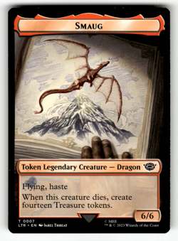 Smaug Token 7 Normal T Universes Beyond: The Lord of the Rings: Tales of Middle- - Image 1
