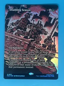 Doubling Season (Borderless) Teenage Mutant Ninja Turtles Foil - Image 1