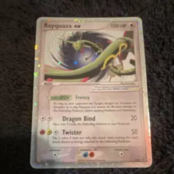 Pokemon Rayquaza ex Holo Rare EX Dragon Frontiers 97/101 100 HP Nintendo Card - Image 1