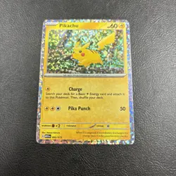 Pokemon TCG Pikachu 002/015 McDonald's 2024 Promo Holo Card - Image 1