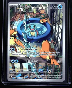 2024 Scarlet & Violet - Stellar Crown Squirtle #148 Illustration Rare Pokemon - Image 1