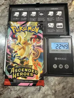 22.49g! HEAVY -Pokemon Ascended Heroes Booster Pack -Possible GODU - Image 1