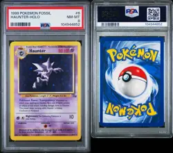Haunter 6/62 Fossil 1999 Holo Rare Pokemon TCG Card PSA 8 - Image 3