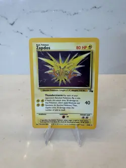 Pokemon TCG Zapdos 15/62 Holo 1999 Base Set - Image 1