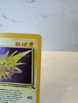 Pokemon TCG Zapdos 15/62 Holo 1999 Base Set - Image 3