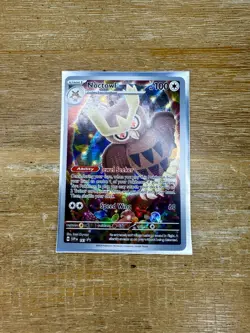 Noctowl 141 Illustration Rare Scarlet & Violet Promo Pokemon Card NM/M - Image 2