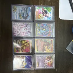 Pokemon TCG Nintendo Mixed Card Lot Mew Manaphy Kangaskhan Holo 9 Cards - Image 1