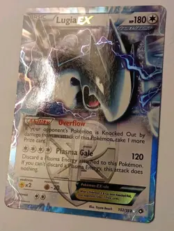 💎 LUGIA EX 102/113 Legendary Treasures Ultra Rare Holo 2013 Pokemon TCG NM💎 - Image 2
