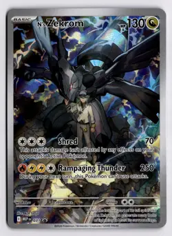 Pokemon Mega Evolution Promo N's Zekrom 031 Holofoil Promo Holo - Image 1