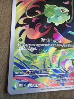 Pokemon TCG Bulbasaur #133/132 ME01: Mega Evolution Illustration Rare - Image 3