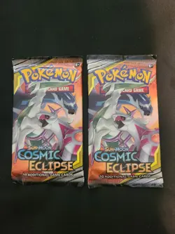 2x Cosmic Eclipse Booster Pack Pokemon TCG - Image 1