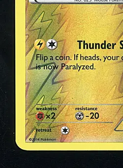 PIKACHU 2014 Pokemon XY Furious Fists Reverse Holo # - NM - Image 5