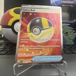 Pokemon Ultra Ball 264/217 Trainer-Item Full Art Holo 2026 Ascended Heroes NM - Image 1