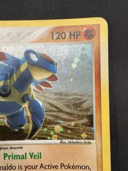 2003 Pokemon Ex Sandstorm Armaldo 1/100 Holo Rare MP - Image 3