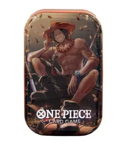One Piece Tin Pack Set Vol. 2 Portgas D. Ace Tin FACTORY SEALED - Image 1