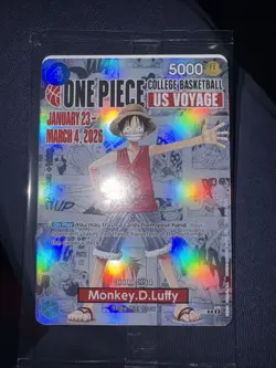 One Piece College Basketball US VOYAGE Monkey D. Luffy - Image 1