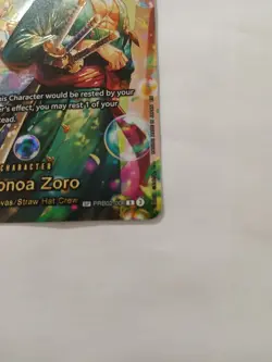 One Piece TCG The Azure Sea's Seven Foil OP-14 Roronoa Zoro PRB02-006 (SP) - Image 2