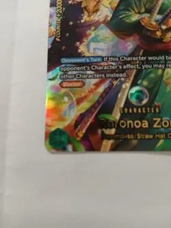 One Piece TCG The Azure Sea's Seven Foil OP-14 Roronoa Zoro PRB02-006 (SP) - Image 3