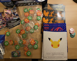 iloveallthingsdisney Pokemon Card Bulk ETB Sleeves, dividers, coins, dice cards - Image 2
