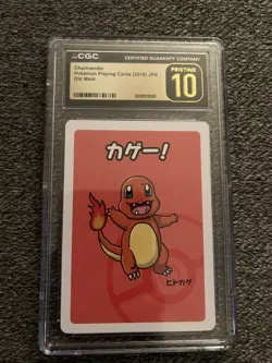 2019 POKEMON PLAYING CARDS OLD MAID JAPANESE CHARMANDER CGC 10 PRISTINE - Image 1